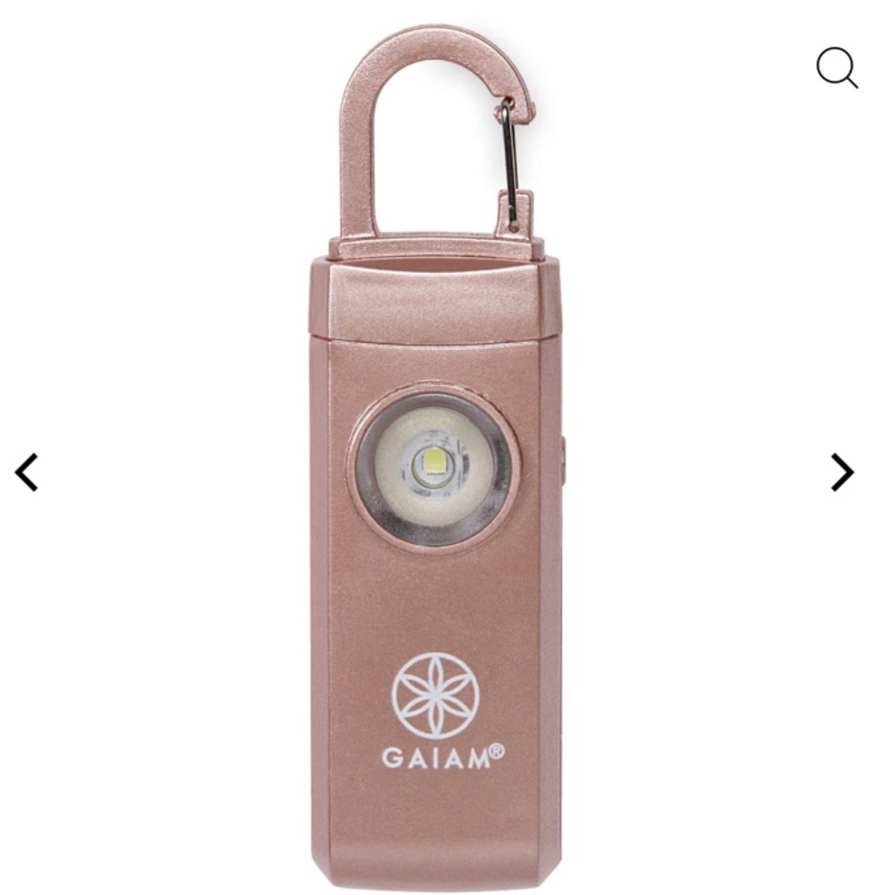 GAIAM Rose Gold Safety Alarm
